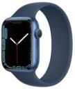 Apple Watch Series 7 41mm Blue Aluminum Case with Apple OEM Band A2473 GPS Only