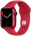 Apple Watch Series 7 45mm Red Aluminum Case with Apple OEM Band A2474 GPS Only