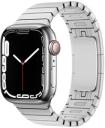 Apple Watch Series 7 45mm Silver Stainless Steel Case with Link Bracelet A2477 GPS Cellular