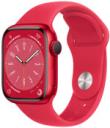 Apple Watch Series 8 41mm Red Aluminum Case with Apple OEM Band A2770 GPS Only