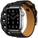 Apple Watch Series 8 Hermes 41mm Silver Stainless Steel Case with Hermes Gourmette Double Tour A2772 GPS Cellular
