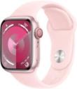 Apple Watch Series 9 41mm Pink Aluminum Case with Apple OEM Band A2982 GPS Cellular