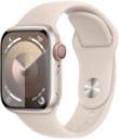 Apple Watch Series 9 41mm Starlight Aluminum Case with Apple OEM Band A2982 GPS Cellular