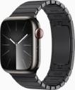 Apple Watch Series 9 41mm Graphite Stainless Steel Case with Link Bracelet A2982 GPS Cellular