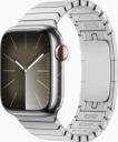 Apple Watch Series 9 41mm Silver Stainless Steel Case with Link Bracelet A2982 GPS Cellular