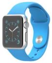 Apple Watch Sport 38mm Silver Aluminum Case with Blue Sport Band MJ2V2LL/A