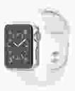 Apple Watch Sport 38mm Silver Aluminum Case with White Sport Band MJ2T2LL/A