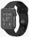 Apple Watch Sport 42mm Space Gray Aluminum Case with Black Sport Band MJ3T2LL/A