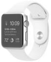 Apple Watch Sport 42mm Silver Aluminum Case with White Sport Band MJ3N2LL/A