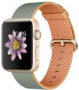 Apple Watch Sport 42mm Gold Aluminum Case with Gold Red Woven Nylon Band MMFQ2LL/A