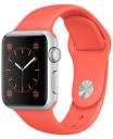 Apple Watch Sport 38mm Silver Aluminum Case with Apricot Sport Band MMF12LL/A