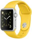 Apple Watch Sport 38mm Silver Aluminum Case with Yellow Sport Band MMF02LL/A