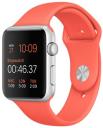 Apple Watch Sport 42mm Silver Aluminum Case with Apricot Sport Band MMFL2LL/A
