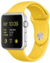 Apple Watch Sport 42mm Silver Aluminum Case with Yellow Sport Band MMFE2LL/A