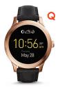 Fossil Q Founder Black Leather Smartwatch