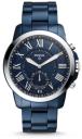 Fossil Q Grant Navy Blue Stainless Steel Hybrid Smartwatch FTW1140P