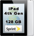 Apple iPad 4th Generation 128GB Wi-Fi 4G Sprint Retina Display A1460