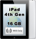 Apple iPad 4th Generation 16GB Wi-Fi Retina Display A1458