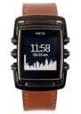 MetaWatch M1 Limited Brown Leather Smartwatch