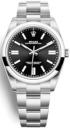 Rolex Oyster Perpetual 41 Oystersteel Black Dial 124300