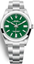 Rolex Oyster Perpetual 41 Oystersteel Green Dial 124300