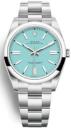 Rolex Oyster Perpetual 41 Oystersteel Turquoise Blue Tiffany Dial 124300