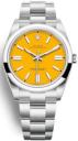 Rolex Oyster Perpetual 41 Oystersteel Yellow Dial 124300