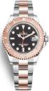 Rolex Yacht Master 37 Oystersteel and Everose Gold Black Dial 268621