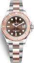 Rolex Yacht Master 37 Oystersteel and Everose Gold Chocolate Dial 268621